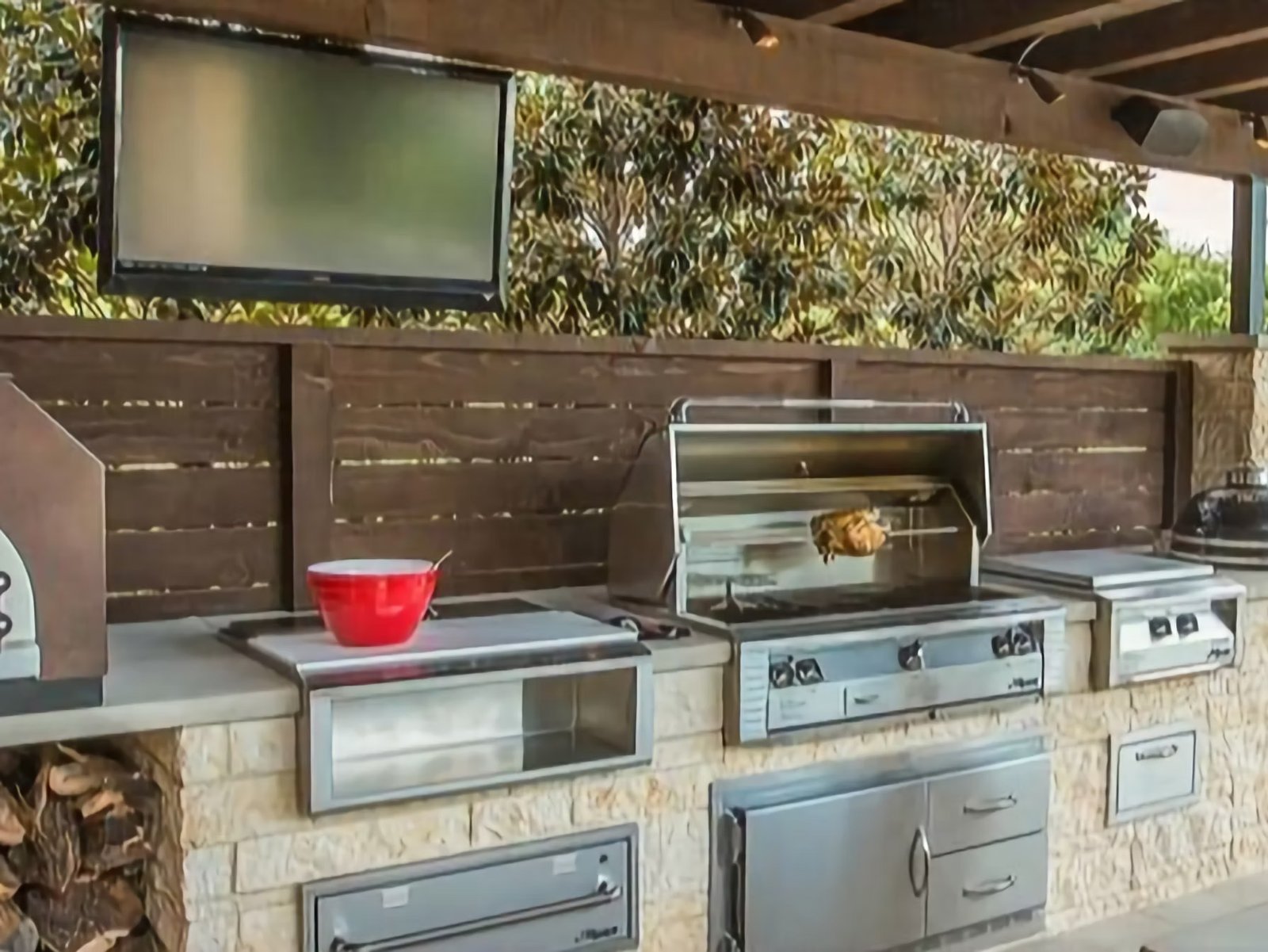 HBM Traditional Stone Fireplace Surround Freestanding for Villa Indoor ...