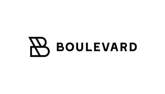 Boulevard logo - premium fireplace and chimney product partner.
