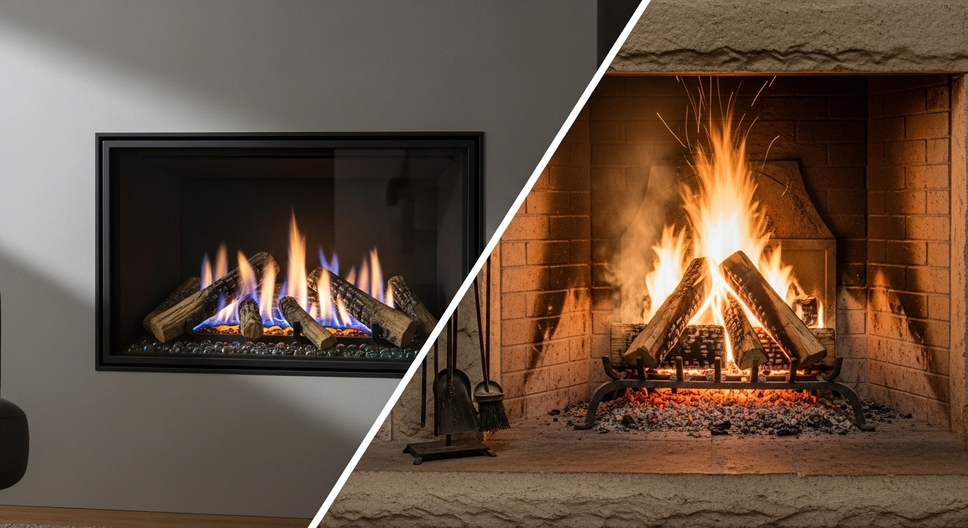 Gas vs Wood Fireplace: Pros, Cons & Safety Tips