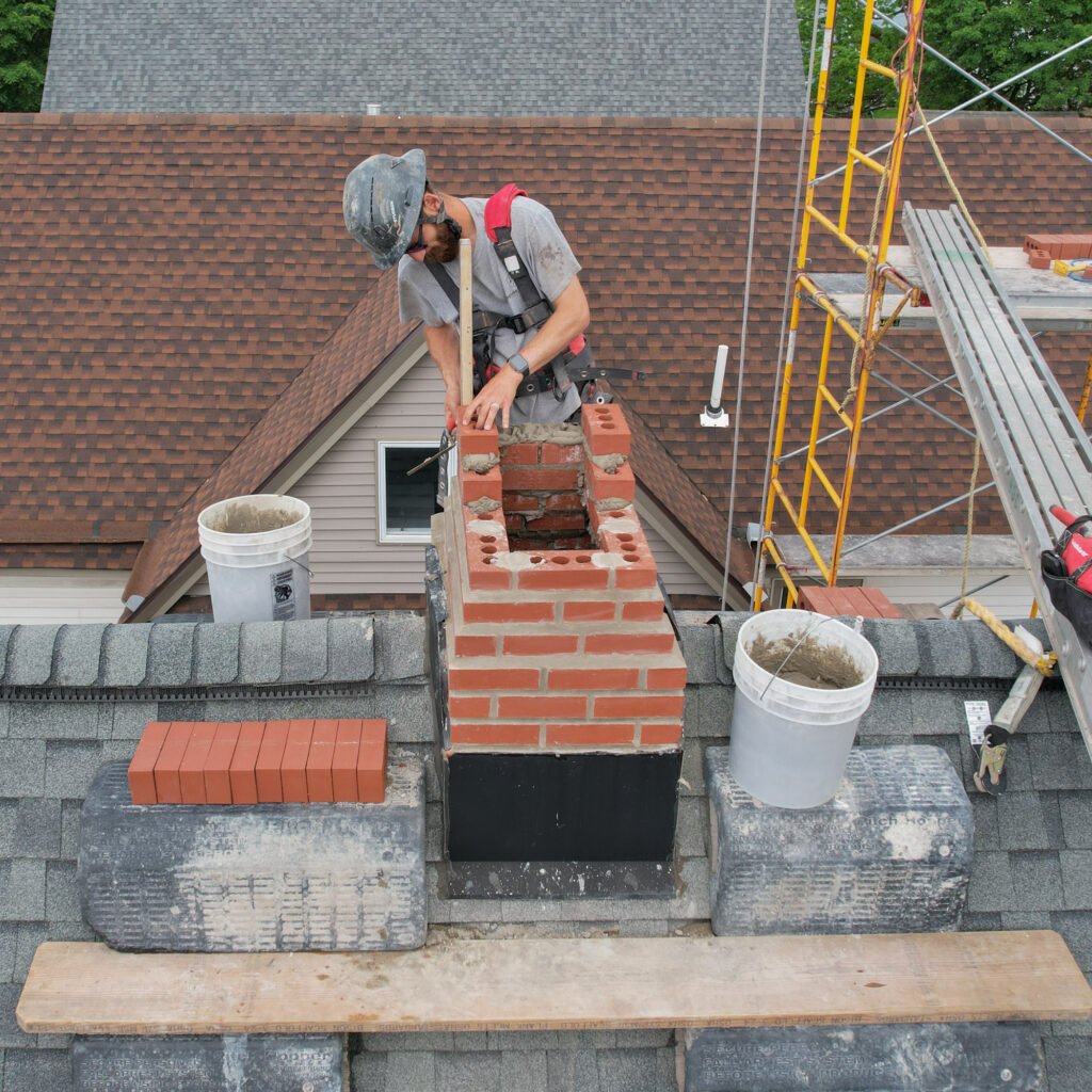 Brick Chimney Repair Process