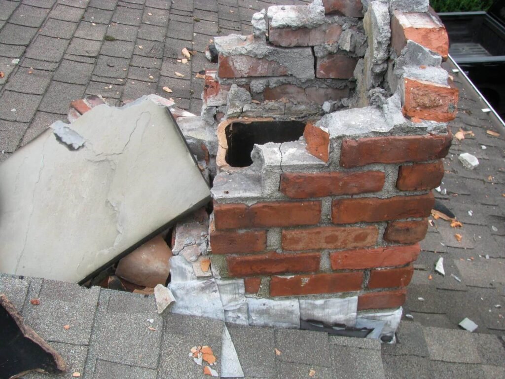 Cracked or Falling Bricks