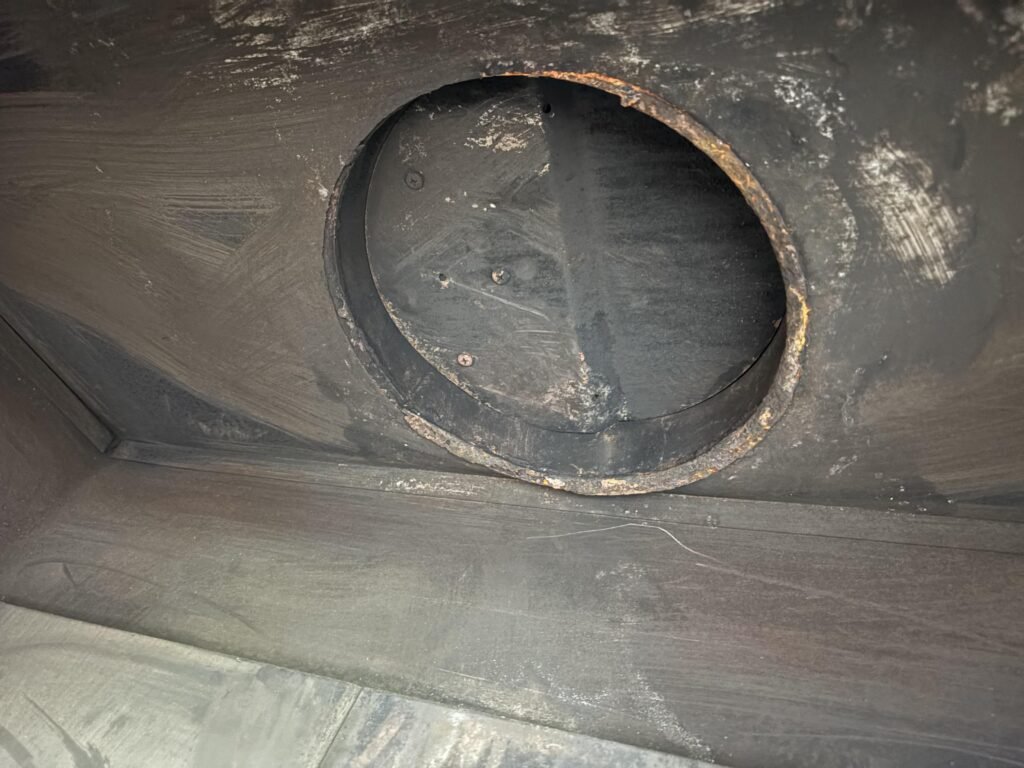 Rust on fireplace dampers - archer chimneys and exteriors