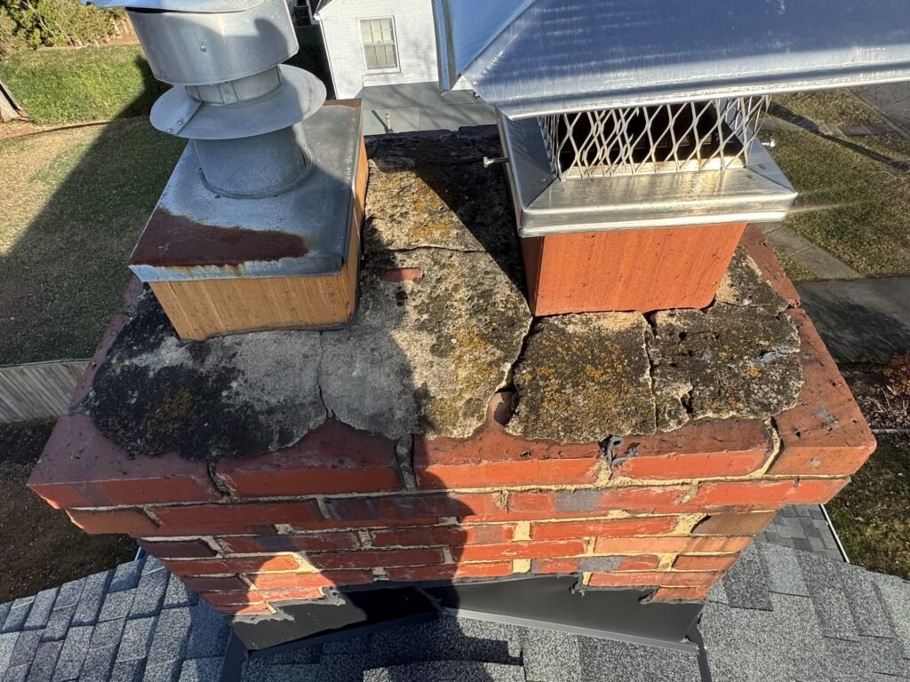 Cracked Chimney Crown