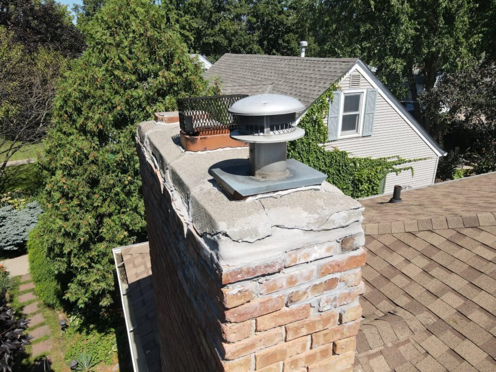 Chimney Crown Cracks