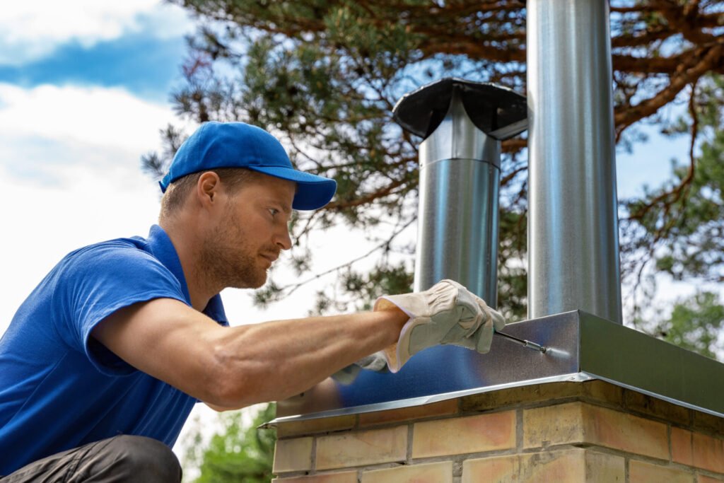 how to install chimney cap