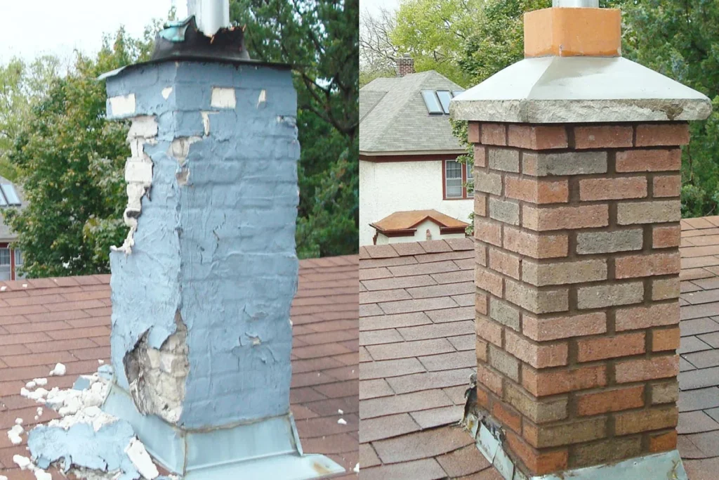 Chimney repair versus rebuild